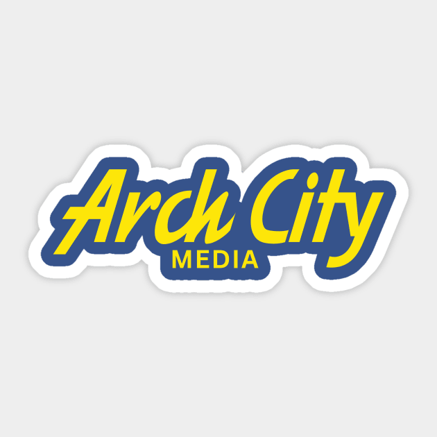 Arch City Media Specialties Blues Sticker by Arch City Tees